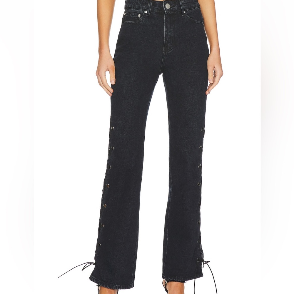 Lace up pants